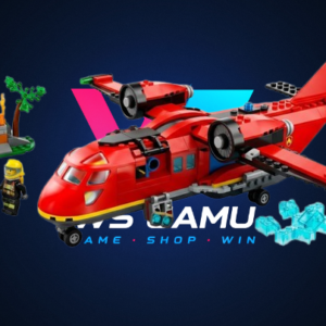 LEGO City Fire Rescue Plane Set (6+) â Includes 3 Minifigures